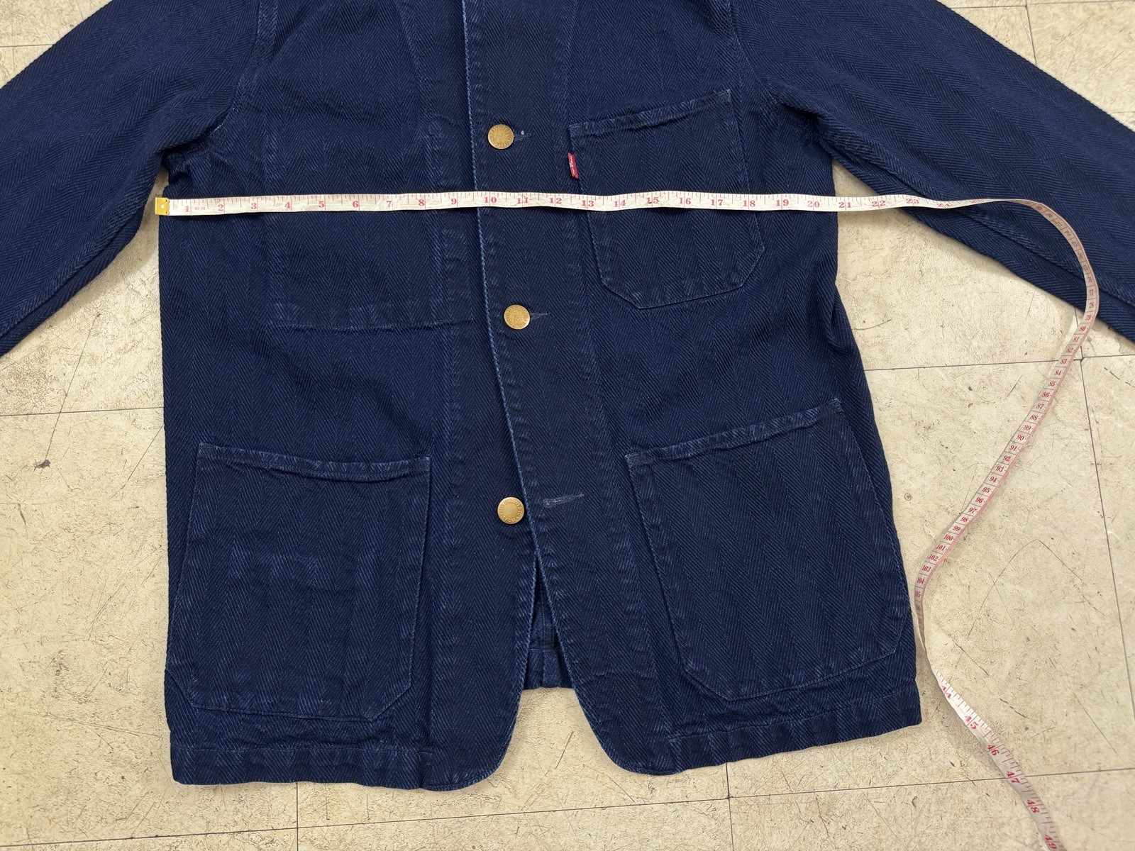 Levis Chore Coat Engineer Work Jacket Railroad He… - image 4