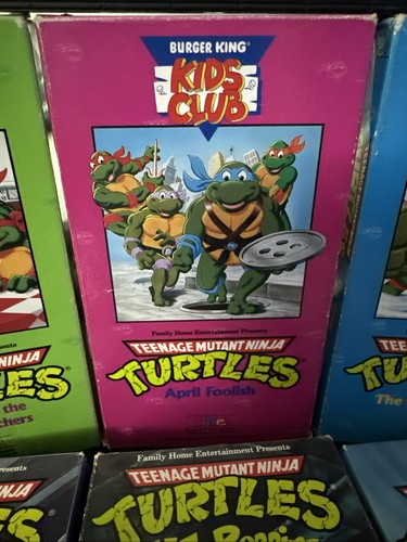 Teenage Mutant Ninja Turtles TMNT - 7 Tape VHS Lot Cartoons 80s 90s - Picture 6 of 8