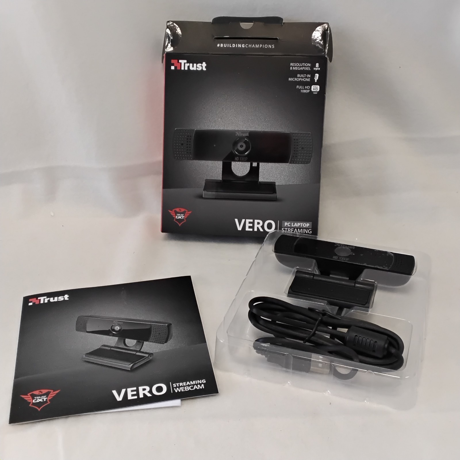 Trust Vero Streaming PC Laptop Webcam GXT1160 Full HD 1080p (New & Boxed)