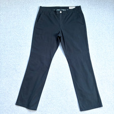 Bonobos Pants Men 36x32 Washed Chinos Navy Straight Fit Classic Basic Everyday