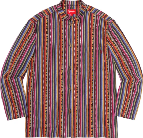 Supreme Woven Toggle Shirt SS20 Multicolor XL Spring Summer 2020 NWT - product listing photo