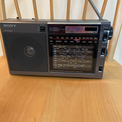 SONY ICF-EX5MK2 FM/ラジオ NIKKEI/MW 3バンドラジオ SONY 3-Band Radio ICF-EX5MK2 NIKKEI/MW Good condition AM/FM Radio