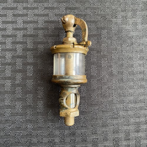 Lunkenheimer CROWN No. 0 SWING TOP Oiler Lubricator Hit Miss Engine Brass Steam