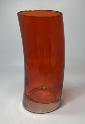 1 Leonardo Swing Long Curved Tumbler Glass 12 oz MCM Barware Vintage GERMANY