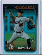 2024 Topps Series 1 - Emmet Sheehan #283 Rainbow Foil Dodgers (RC)