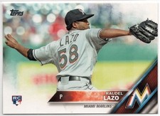 2016 Topps Raudel Lazo Rookie Card RC #436 Marlins