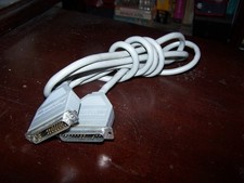 VINTAGE Apple Macintsoosh  IIe 6' Serial Cable DB25 Male to Male 590-0037-B