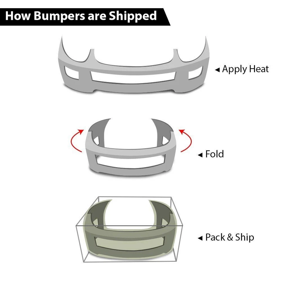 Cubierta de parachoques trasera imprimada para Volkswagen EuroVan CL 1992-1993 Foto 2 de 4