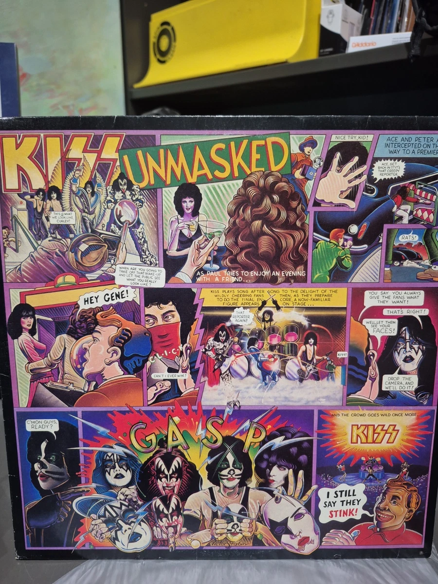 KISS - UNMASKED 1980 AUS ORIGINAL PRESS VINYL LP RECORD