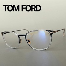 0035 Tom Ford Glasses FT5694 TOM FORD Asian Fit Wellington Clear Black Gold Bla