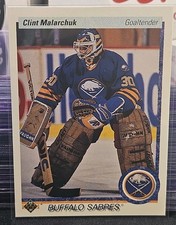 90-91 Upper Deck Clint Malarchuk 🚨🚨🚨 Buffalo Sabres 