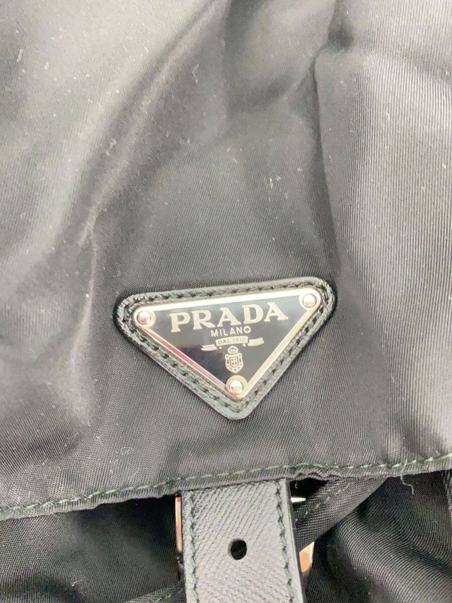 PRADA Backpack BLK Solid Re Nylon Backpack Medium - image 5