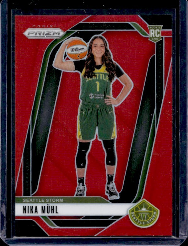 2024 Panini Prizm WNBA - Nika Muhl #146 Red Prizm /299 (RC)