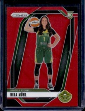 2024 Panini Prizm WNBA - Nika Muhl #146 Red Prizm /299 (RC)