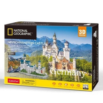 CubicFun 3D Puzzle Schloss Neuschwanstein, 121 Teile