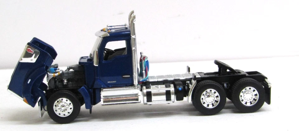 DCP blue Kenworth W990 day cab tractor 1/64 no box - Image 2 of 4