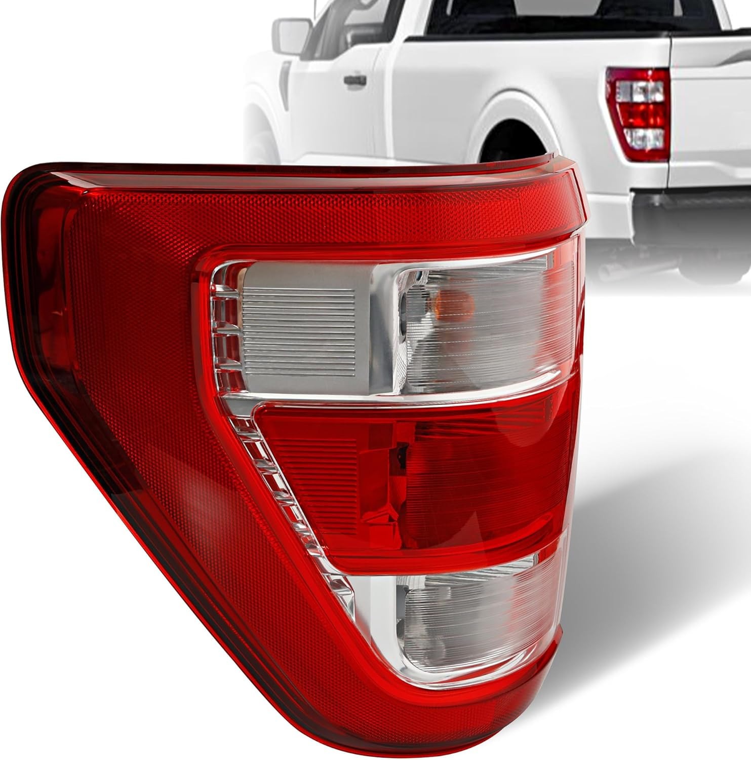 Halogen Taillight Lamp Assy Rear Left Driver Side For 2021-2023 Ford F-150 XL