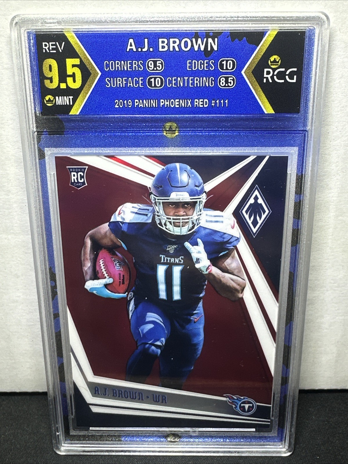 2019 Panini Phoenix - Rookies A.J. Brown #111 Red 100/299 (RC)