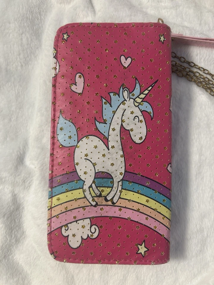 Cartera clutch unicornio Foto 2 de 4