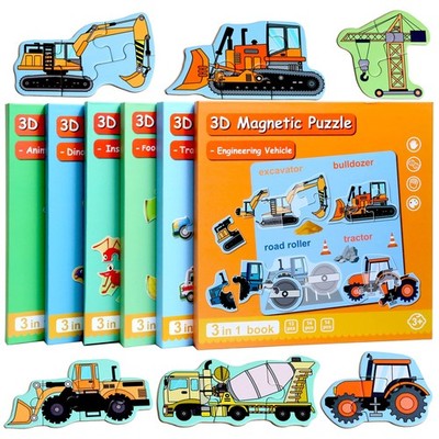 Magnetic Puzzles for Kids Ages 1-3, Travel Toddler Puzzles Ages 2-4 Year, Exc...
