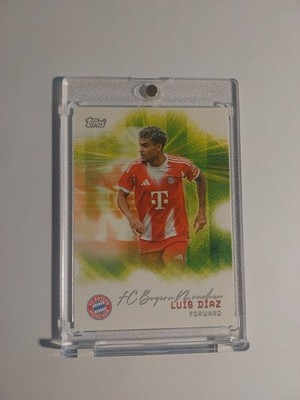 Topps Bayern München Team Set 2025-26 Luis Diaz Parallel Rare Green Hit