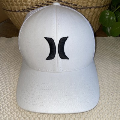 *Sample*Unworn Men's Hurley Del Mar Trucker Mesh Hat Snapback Adjustable White 
