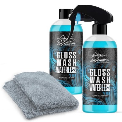 Auto Wasserloses Waschen & Wachs Kit Glanz Glanz Carnauba Wachs Showroom Reiniger Reinigung