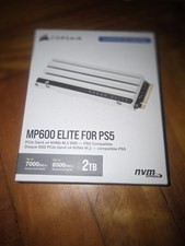 Corsair MP600 Elite 2TB M.2 PCIe Gen4 x4 NVMe SSD Optimized for PS5 Heatsink