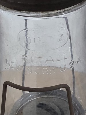 VINTAGE PRISCO No. 2 PRITCHARD STRONG CO. LANTERN & CLEAR Dietz