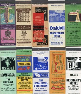 440 PENNSYLVANIA FRONT STRIKE MATCHCOVERS PENNSYLVANIA CITIES & TOWNS