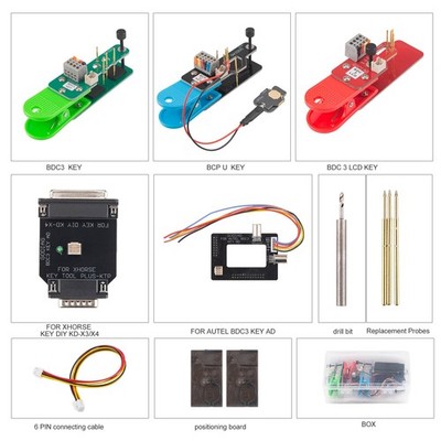 GODIAG BDC3 Adapter Kit Support for BMW BDC03 Key / BCP U Key / BDC3 LCD Key