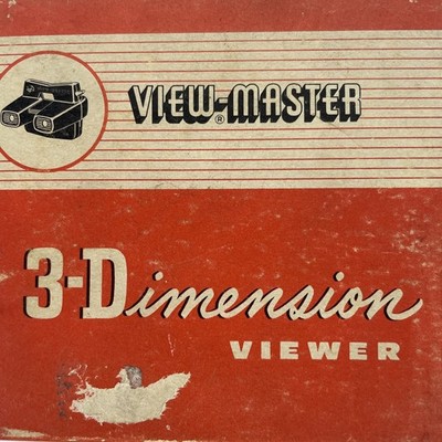 Sawyer s View-Master 3-Dimension Viewer in Original Box W/ 6 Reels Works Vintage