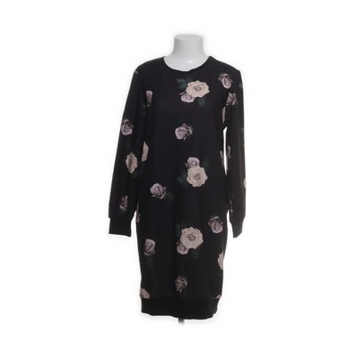 Lacony, Kleid, Größe: 46, Schwarz/Mehrfarbig, Blumen, Damen #EzE