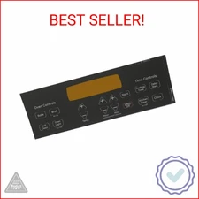 Choice Manufactured Parts Range Clock Black Overlay for General Electric, AP4484