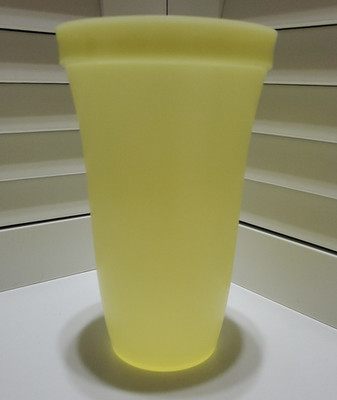 Vtg Tupperware Yellow Quick Shake #844 Cup Bottle Base Replacement
