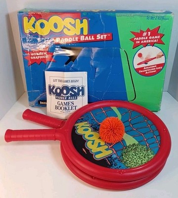 KOOSH Paddle Ball Set Vintage Original 1991