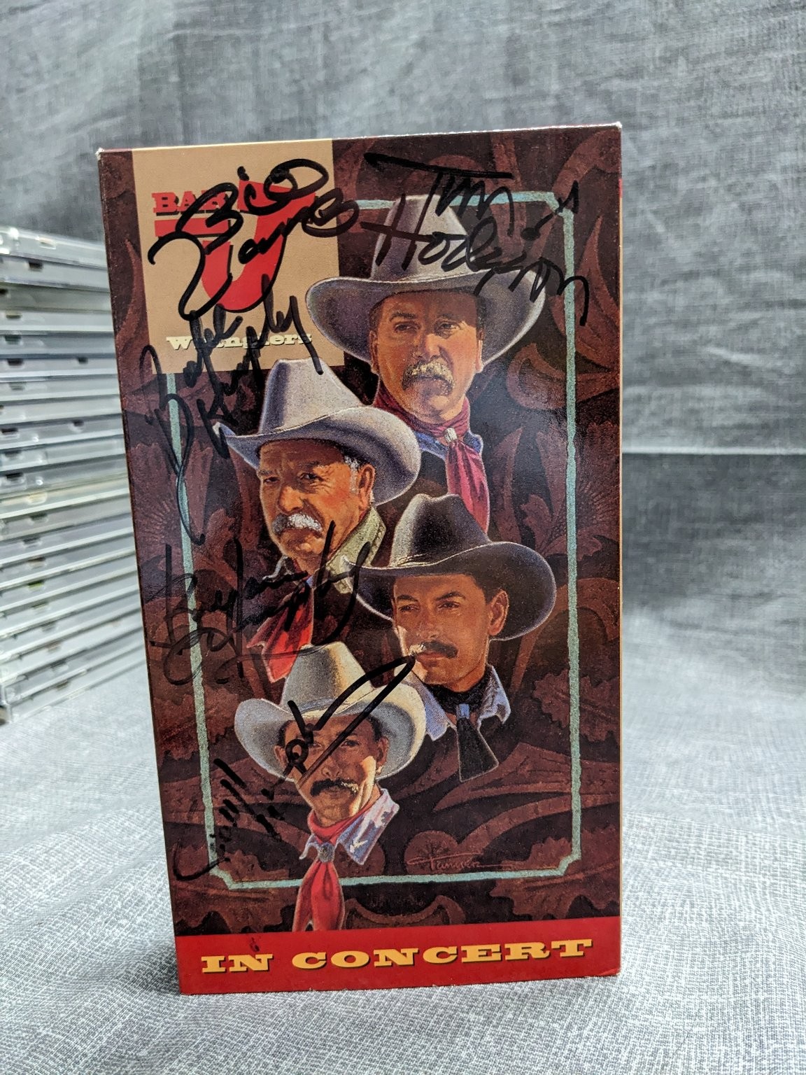 Bar-J Wranglers In Concert VHS 1996 Western Music Signed Autographed