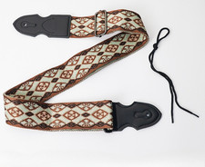 Embroidered Wide Shoulder Guitar Strap Electric Acoustic Bass Printed Adjustable