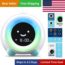 Mella: Kids Alarm Clock, Ready to Rise Children's Sleep Trainer, Night Light,...