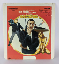 GoldFinger - CED RCA SelectaVision VideoDisc, Sean Connery - Great Movie Artwork