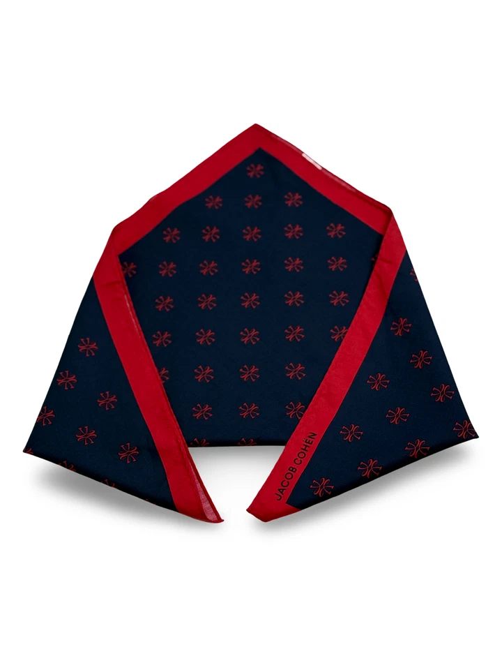 Jacob Cohen Square Pocket Scarf Bandana Patterned 55 cm / 22 in — 第 4/4 张图片