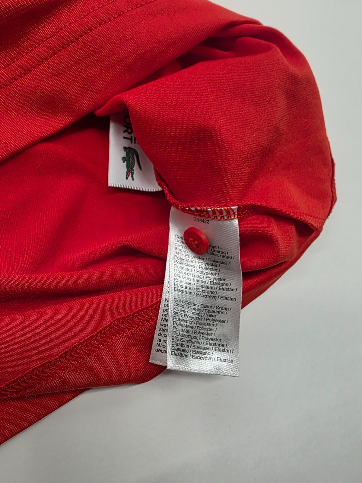 Lacoste Sport Golf Orange Polo The Players Championship Sawgrass Men Size Small thumbnail 6