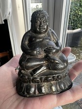 Very RARE Qing Dynasty Chinese Or Tibetan carved Bronze Buddha