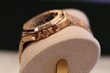 Audemars Piguet Royal Oak Chrono 38mm Rose Gold Blue Dial 26715OR 7