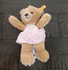 STEIFF KNOPF IM OHR TEDDY BEAR AND WIND-UP MUSIC BOX 9" Handmade