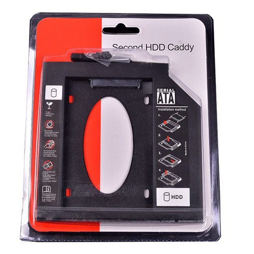 Plastic 9.0mm 9.5mm 12.7mm HDD Caddy SATA 3.0 Hard Disk Drive SSD Case Box - Afbeelding 2 van 12