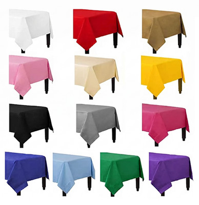 Gefaltete Papiertischdecken Einweg Buffet Tischdecken 90 cm x 90 cm