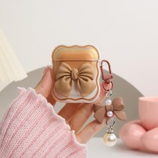 Compatible with Apple AirPods 2nd 1st Generation Case Cover, Cute 3D Bow Tie ...