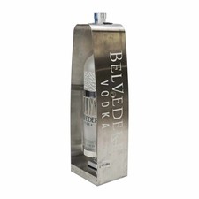 Belvedere Vodka Ausgie&szlig;er 3l Schwenke mit LED Schaukel Flaschen Glorifier Metall