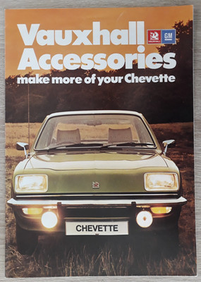 Vauxhall Chevette Range Approved Zubehör Prospekt 1976